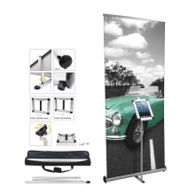 RollUp Budget 85x200cm mit TabletHalter